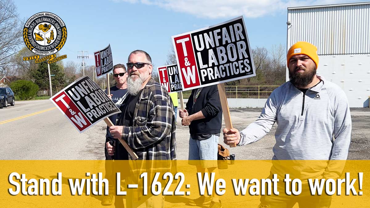 Stand with L-1622: We want to work!